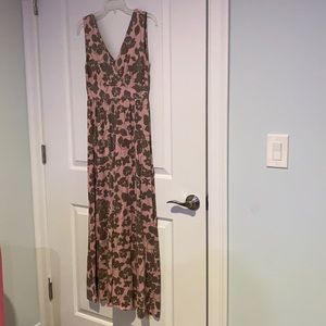 Garnet Hill Floral Maxi Dress